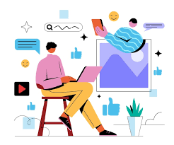 Blog engagement illustration Images ...